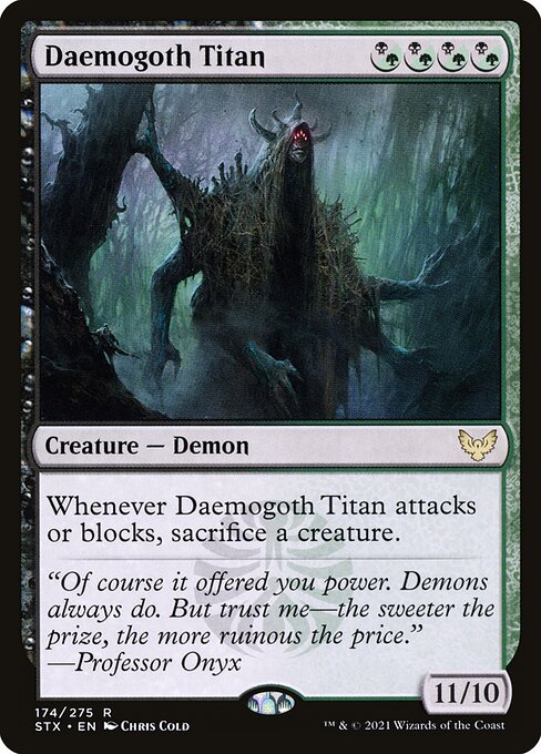 Daemogoth Titan - Strixhaven: School of Mages - #174
