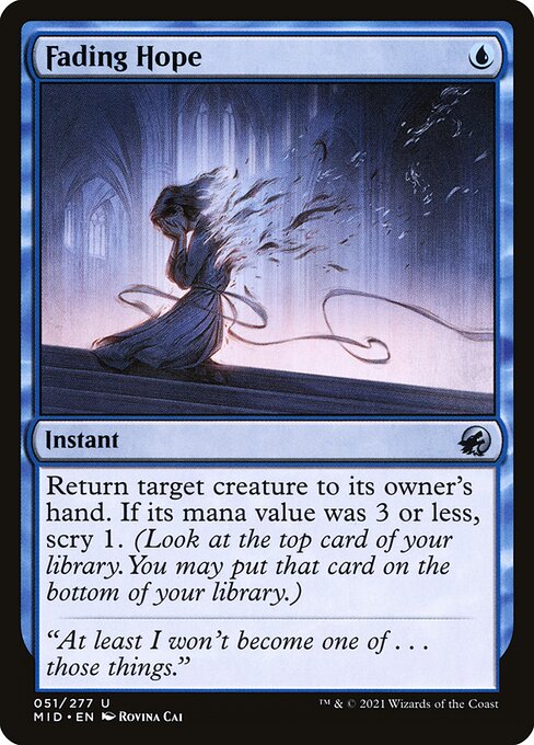 Fading Hope - Innistrad: Midnight Hunt - #51