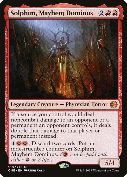 Solphim, Mayhem Dominus - Phyrexia: All Will Be One - #150