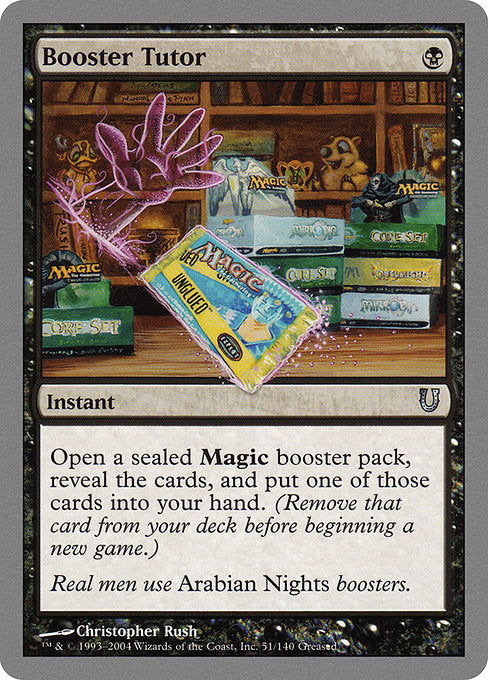 Booster Tutor - Unhinged - #51