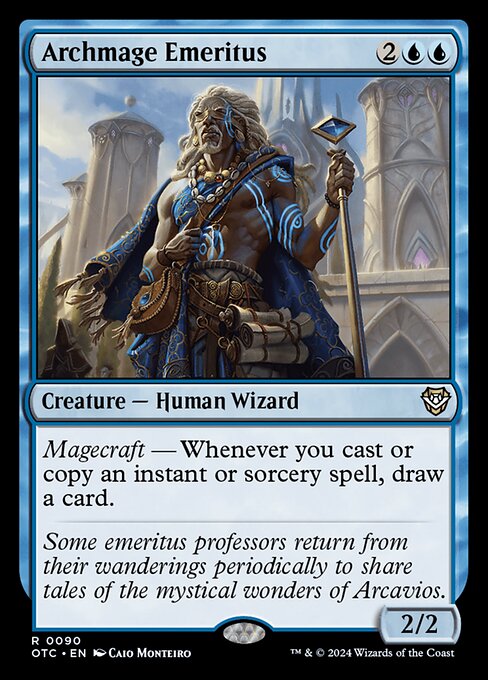 Archmage Emeritus - Commander: Outlaws of Thunder Junction - #90