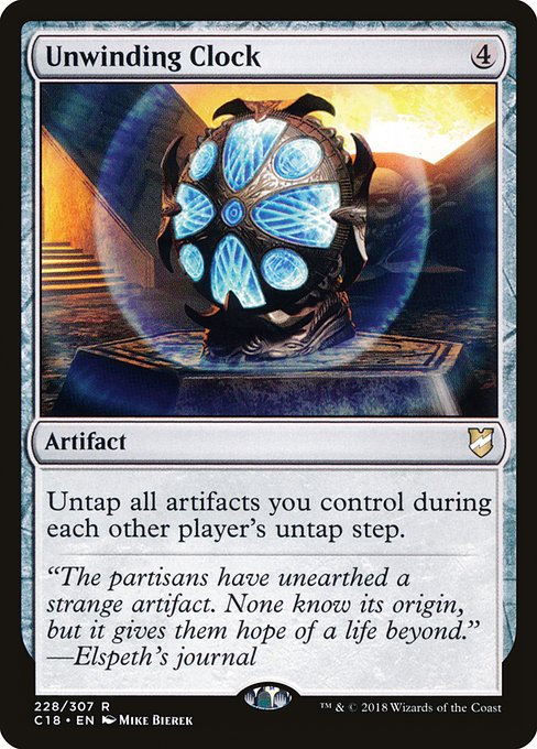 Unwinding Clock - Commander 2018 - #228