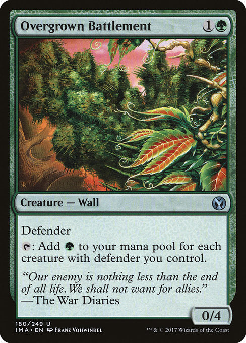 Overgrown Battlement - Iconic Masters - #180