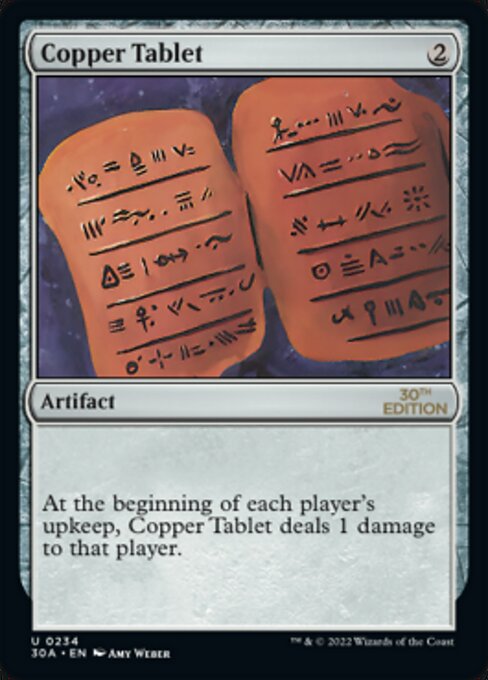 Copper Tablet - 30th Anniversary Edition - #234