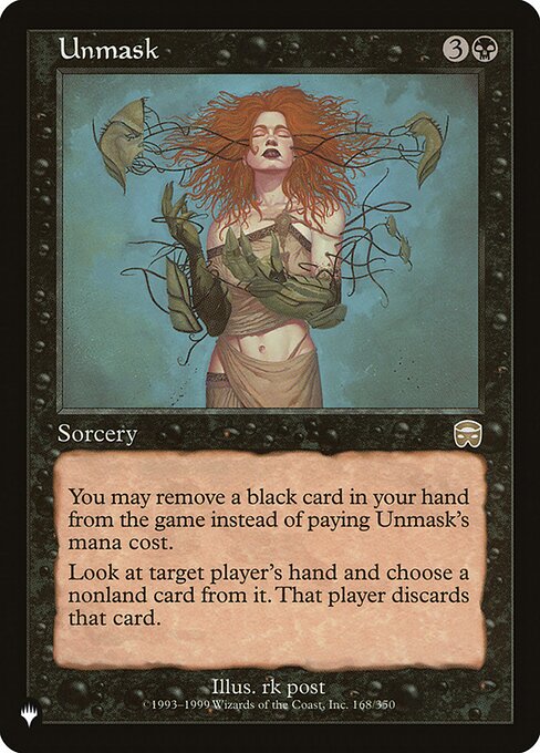 Unmask - The List Reprints - #MMQ-168