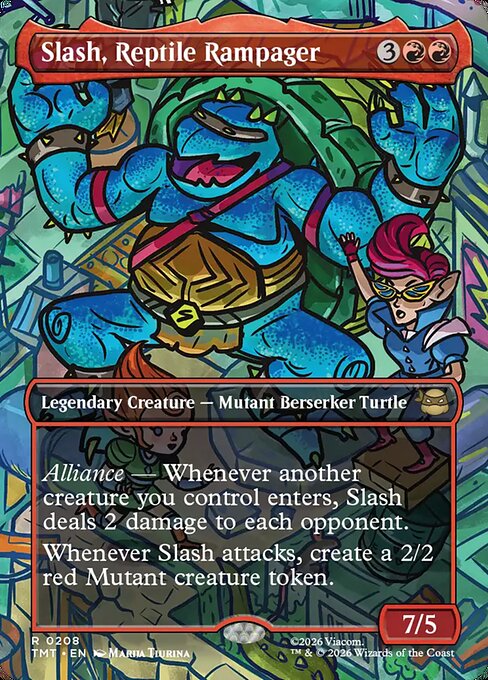 Slash, Reptile Rampager - Teenage Mutant Ninja Turtles - #208