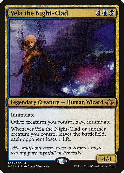 Vela the Night-Clad - Planechase Anthology - #107