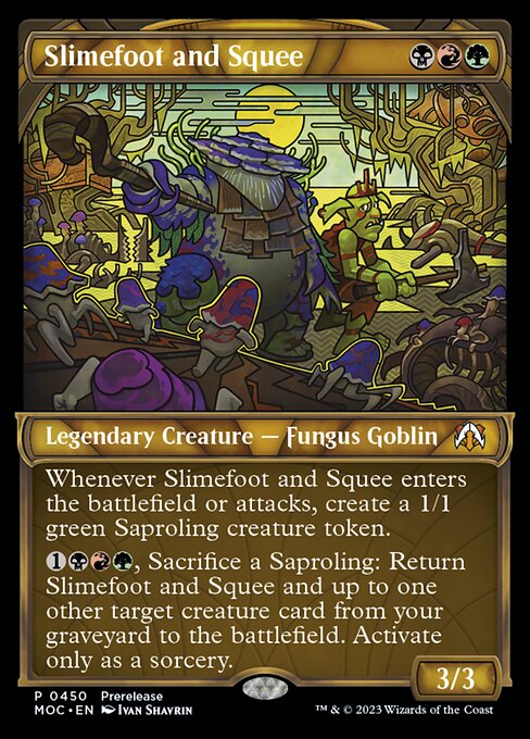 Slimefoot and Squee - Prerelease Cards - #450
