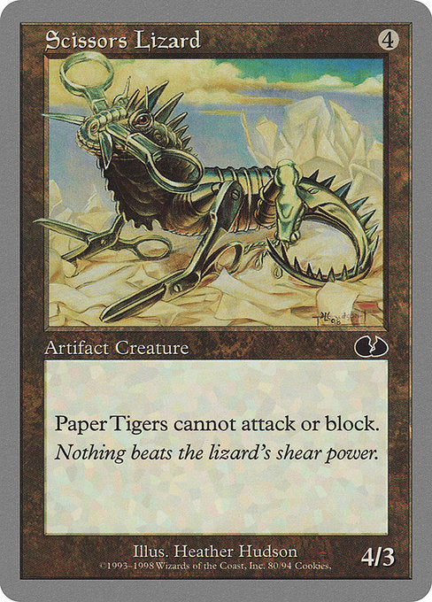 Scissors Lizard - Unglued - #80