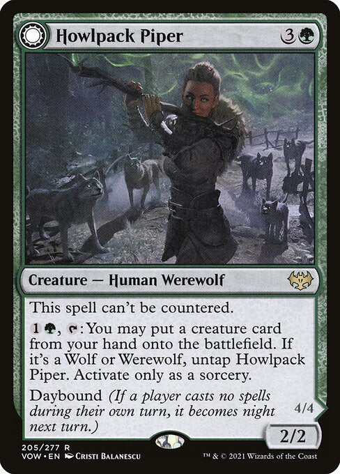 Howlpack Piper - Innistrad: Crimson Vow - #205