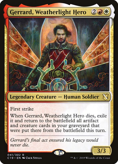Gerrard, Weatherlight Hero - Commander 2019 - #41