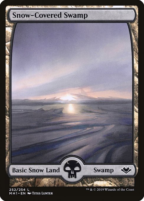 Snow-Covered Swamp - Modern Horizons - #252
