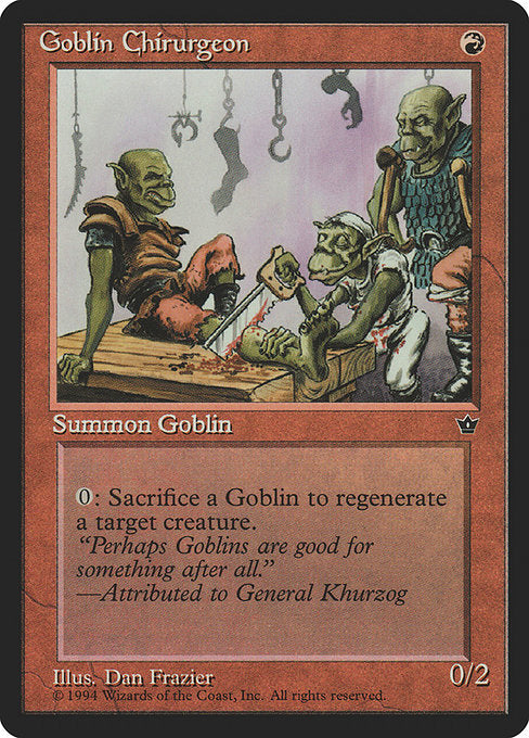 Goblin Chirurgeon - Fallen Empires - #54c