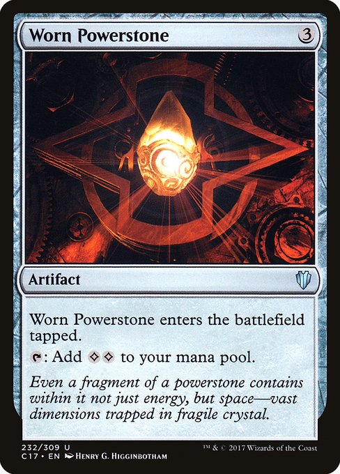 Worn Powerstone - Commander 2017 - #232