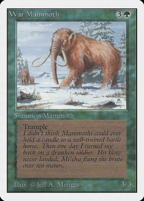 War Mammoth - Unlimited Edition - #228