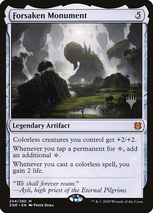 Forsaken Monument - Promo Pack: Zendikar Rising - #244p