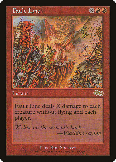 Fault Line - Urza's Saga - #185