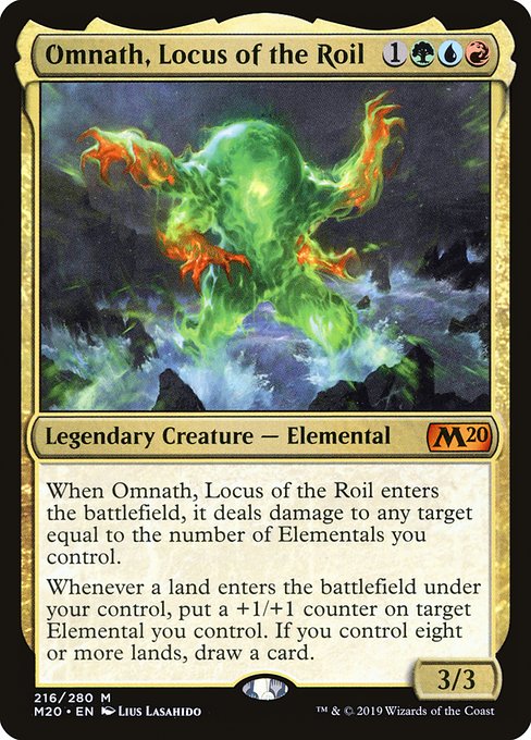 Omnath, Locus of the Roil - Core Set 2020 - #216