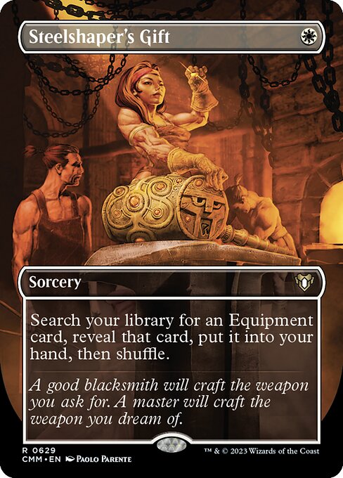 Steelshaper's Gift - Commander Masters - #629