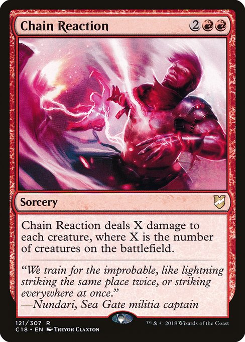 Chain Reaction - Commander 2018 - #121