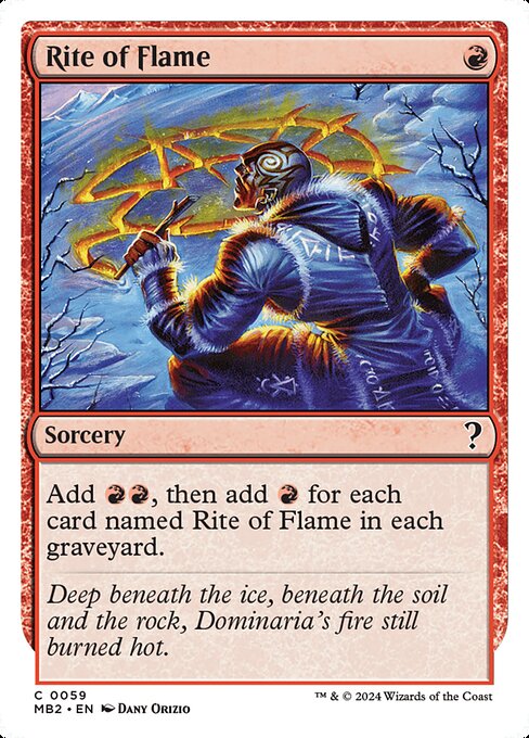Rite of Flame - Mystery Booster 2 - #59