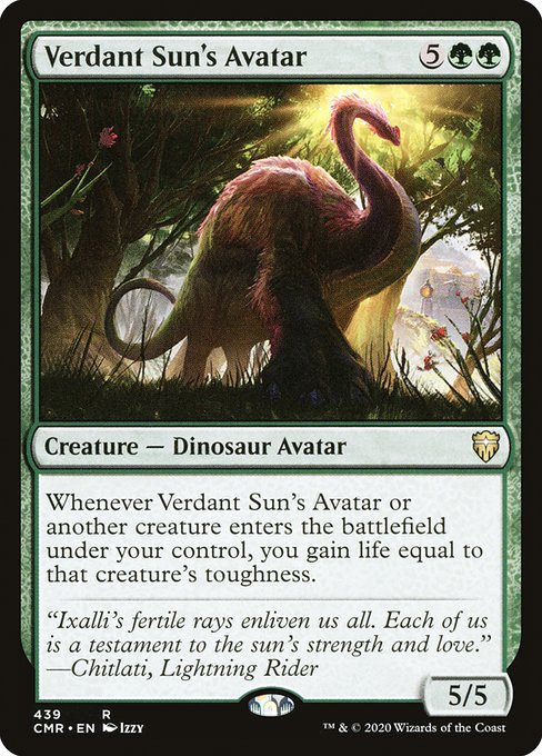 Verdant Sun's Avatar - Commander Legends - #439