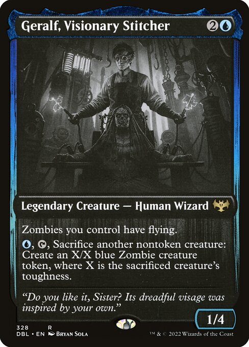 Geralf, Visionary Stitcher - Innistrad: Double Feature - #328