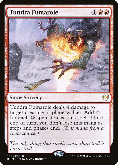 Tundra Fumarole - Promo Pack: Kaldheim - #156p
