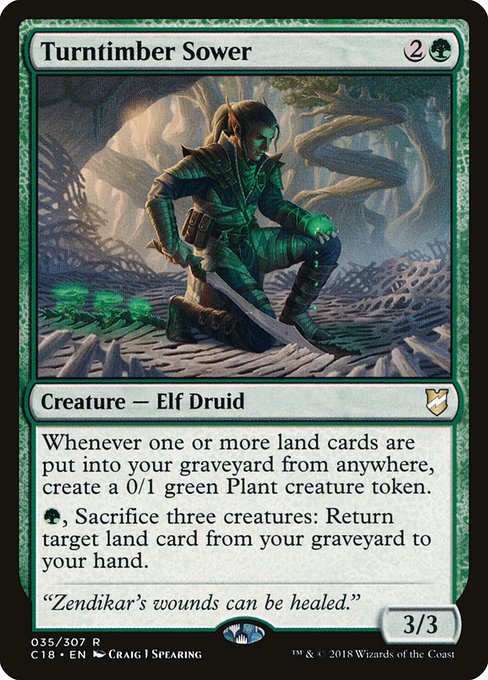 Turntimber Sower - Commander 2018 - #35