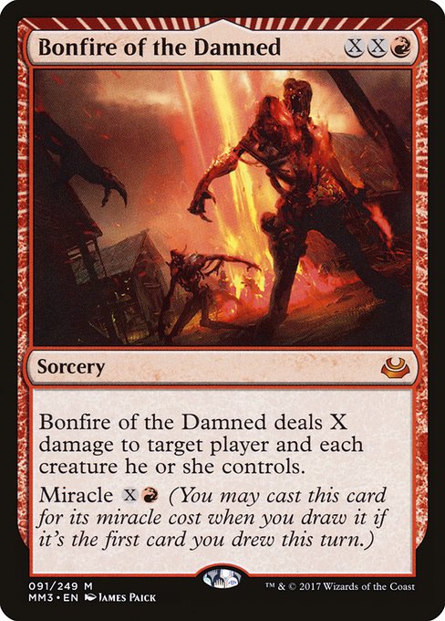 Bonfire of the Damned - Modern Masters 2017 - #91