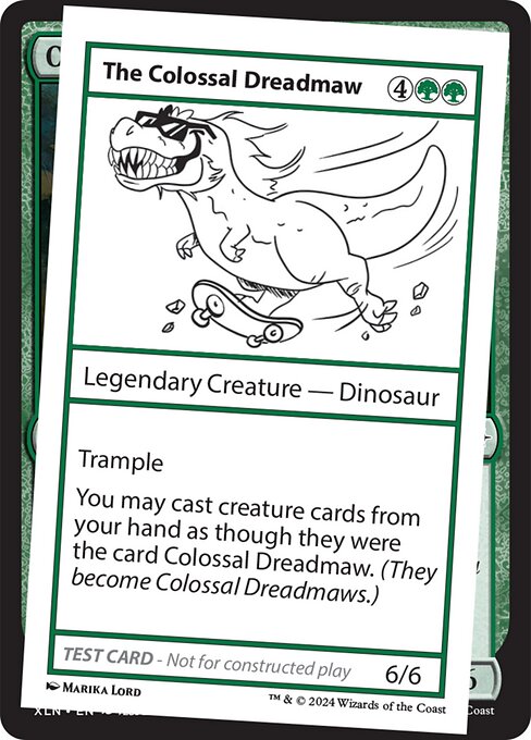 The Colossal Dreadmaw - Mystery Booster 2 Playtest Cards - #573