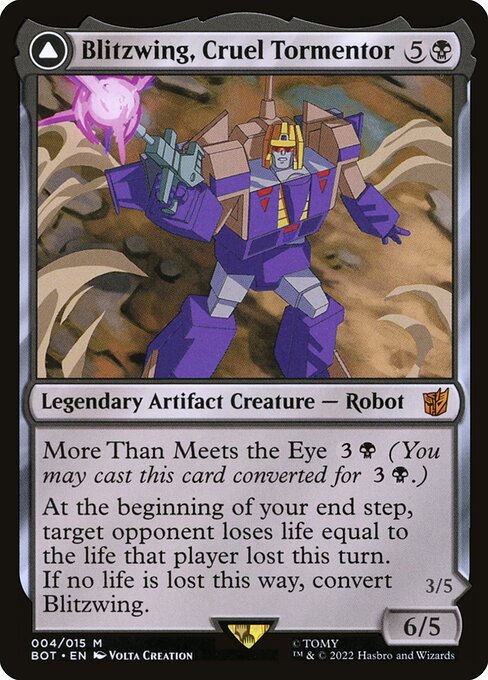 Blitzwing, Cruel Tormentor - Universes Beyond: Transformers - #4