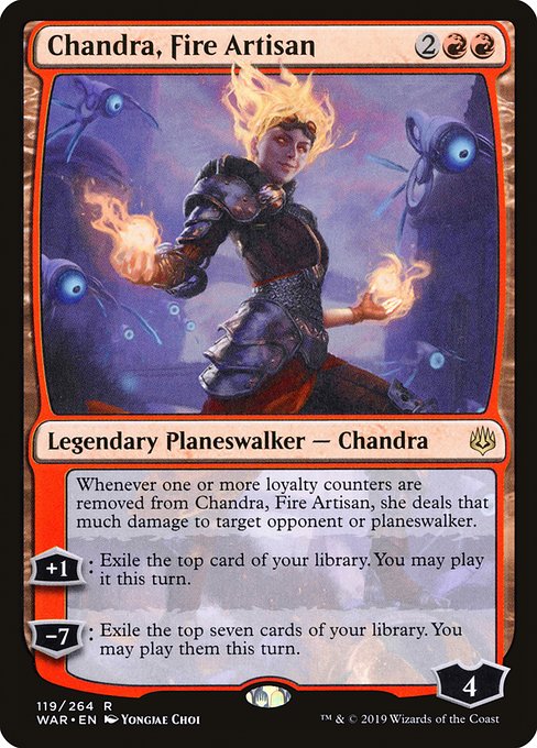 Chandra, Fire Artisan - War of the Spark - #119
