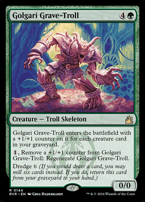 Golgari Grave-Troll - Ravnica Remastered - #144