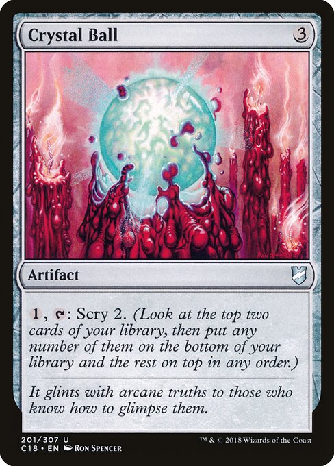Crystal Ball - Commander 2018 - #201