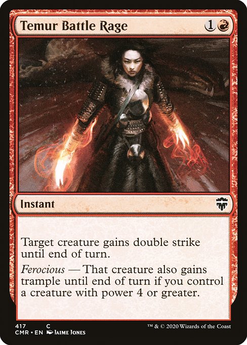 Temur Battle Rage - Commander Legends - #417