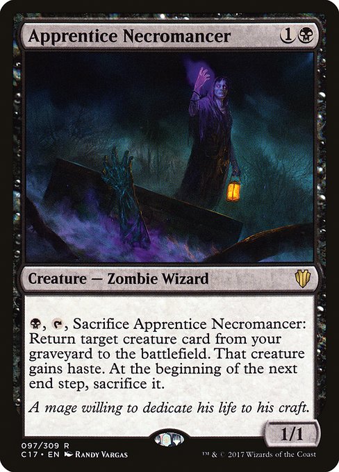 Apprentice Necromancer - Commander 2017 - #97