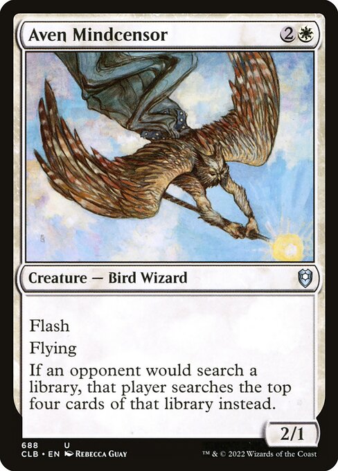 Aven Mindcensor - Commander Legends: Battle for Baldur's Gate - #688