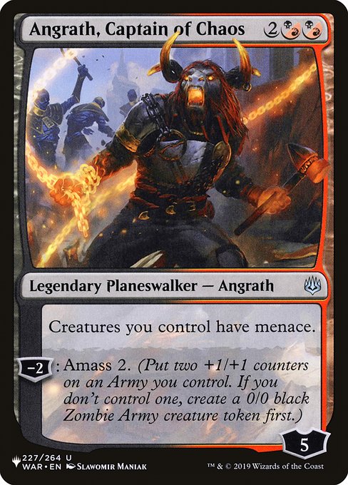 Angrath, Captain of Chaos - The List Reprints - #WAR-227