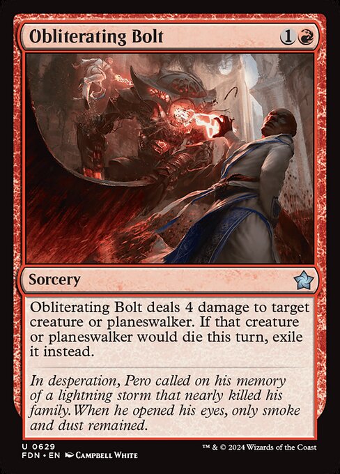 Obliterating Bolt - Foundations - #629