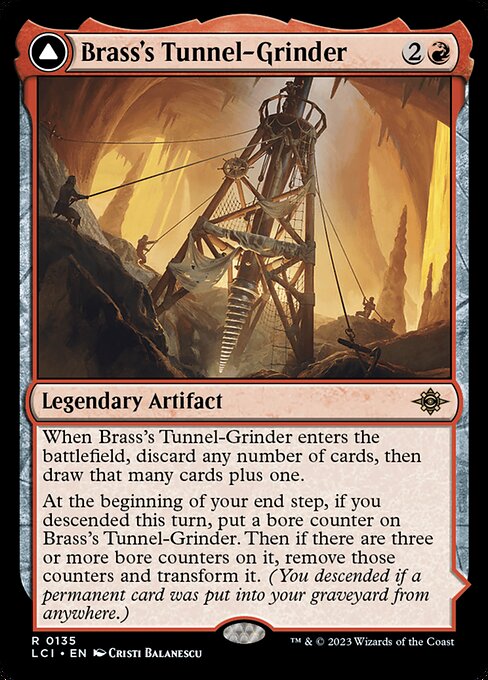 Brass's Tunnel-Grinder - The Lost Caverns of Ixalan - #135