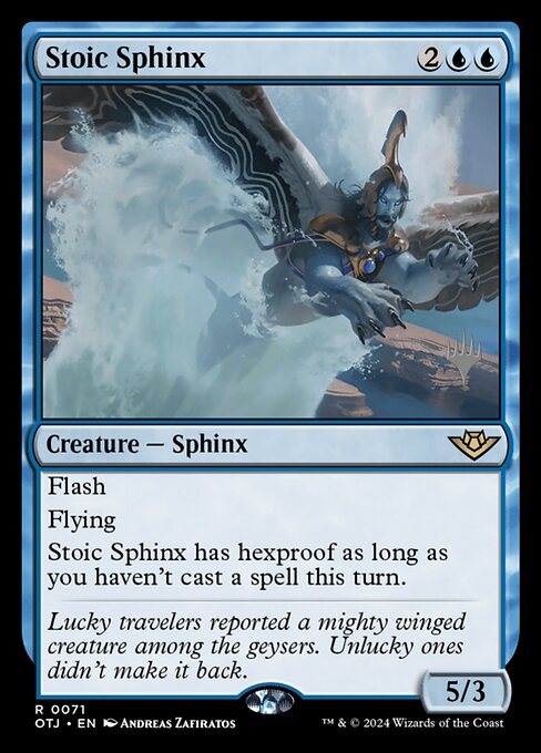 Stoic Sphinx - Promo Pack: Outlaws of Thunder Junction - #71p
