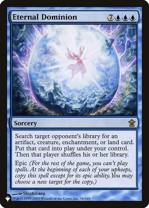 Eternal Dominion - The List Reprints - #SOK-36