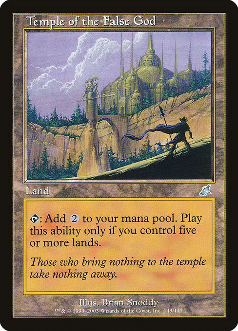 Temple of the False God - Scourge - #143