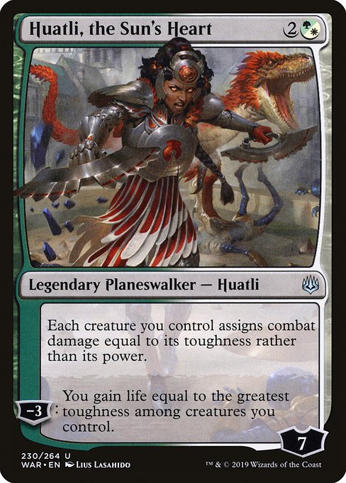 Huatli, the Sun's Heart - War of the Spark - #230
