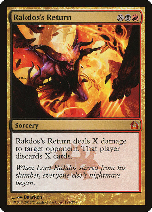 Rakdos's Return - Return to Ravnica - #188