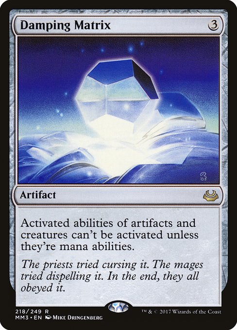 Damping Matrix - Modern Masters 2017 - #218
