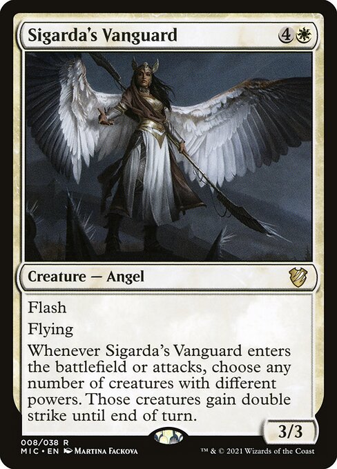 Sigarda's Vanguard - Commander: Innistrad: Midnight Hunt - #8