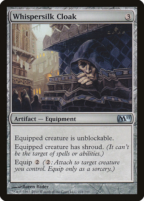 Whispersilk Cloak - Magic 2011 (M11) - #221