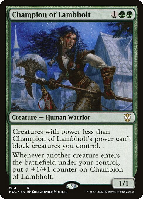Champion of Lambholt - Commander: Streets of New Capenna - #284